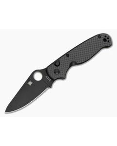 Spyderco ButtonUp Carbon Fiber Black Plain - SP-C275CFPBK 1