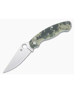 Spyderco Military 2 Camo G10 Satin Compression Lock Folding Knife C36GPCMO2 - SP-C36GPCMO2 1