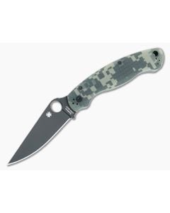 Spyderco Military 2 Camo G10 Black Compression Lock Folding Knife C36GPCMOBK2 - SP-C36GPCMOBK2 1