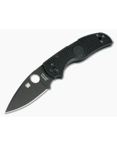 Spyderco Native 5 Lightweight Plain Edge Black Blade C41PBBK5 - SP-C41PBBK5 1