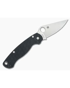 Spyderco Para Military 2 Left Handed Satin S30V Blade Black G-10 Handle C81GPLE2 - SP-C81GPLE2 1