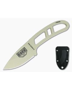 ESEE Candiru Desert Tan with Molded Black Sheath - ESEE-CAN-DT-E 1