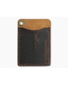 Hitch & Timber Card Caddy Brown Nut Leather EDC Slip Pouch Wallet & Pen Holder - HT-CARDCADDY-BN 1