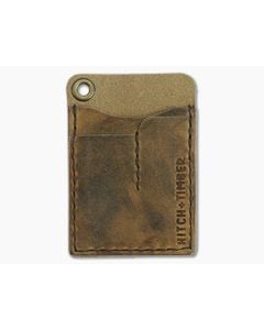 Hitch & Timber Card Caddy Crazy Horse Leather EDC Slip Pouch Wallet & Pen Holder - HT-CARDCADDY-CH 1