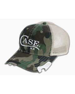 Case Knives Camo Mesh Back Snapback Hat with Bottle Opener - CA-CASE-CAMO-HAT 1
