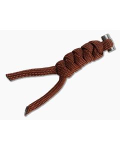 Chris Reeve Large Sebenza/Umnumzaan Lanyard Rust with Silver Pin - CRK-COM-7130 1