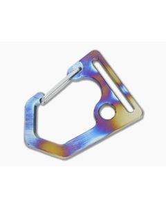 Tuff-Writer D22 Uncus Titanium Flamed Carabiner - TW-CRB-001 1