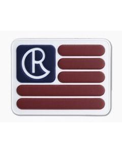 Chris Reeve CR Flag Red/White/Blue Logo PVC Velcro Patch - CRK-2002 1