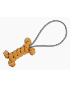 Backcountry Braids Dog Bone Paracord Lanyard - Mustard Yellow - BCB-DOGBONE-MY 1