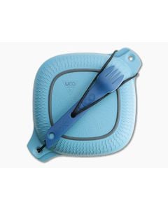 UCO Gear Six Piece Mess Kit w/ Switch Spork and Camp Cup Classic Blue - UCO-F-MK-CORE6PC-BLUE 1