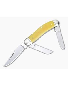 Cold Steel Traditional Gentleman's Stockman Smooth Yellow Bone Slip Joint Folder - CS-FL-GSTKM-Y 1
