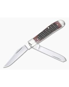 Cold Steel Traditional Mini Trapper Jigged Bone Slip Joint Folder - CS-FL-MTRPR-J 1