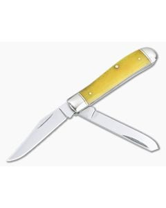 Cold Steel Traditional Mini Trapper Smooth Yellow Bone Slip Joint Folder - CS-FL-MTRPR-Y 1