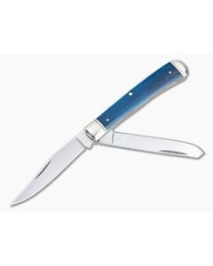 Cold Steel Traditional Trapper Smooth Blue Bone Slip Joint Folder - CS-FL-TRPR-B 1