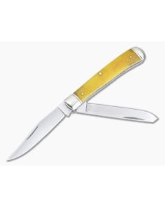 Cold Steel Traditional Trapper Smooth Yellow Bone Slip Joint Folder - CS-FL-TRPR-Y 1