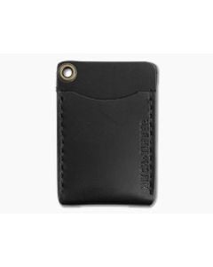 Hitch & Timber Flat Jack Black Leather Minimalist Wallet - HT-FLATJACK-BK 1