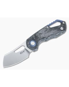 MKM Isonzo Marble Carbon Fiber Satin M390 Cleaver Vox Folder FX03M-2CM - MKM-FX03M-2CM 1