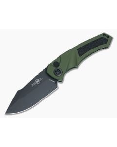 Heretic Pariah Auto Magnacut Drop Point Green Handle - HRT-H048-4A-GRN 1