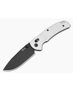 Reate Horizon X Drop Point White Fatcarbon Glass Nitro-X7 Black PVD Crossbar Lock Knife (3.20" Blade) - RK-HRZN-X-04 1