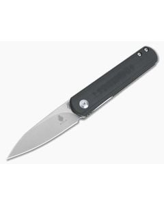Kizer Feist Lundquist Stonewashed S35VN Carbon Fiber Liner Lock Front Flipper KI3499C2 - KC-KI3499C2 1