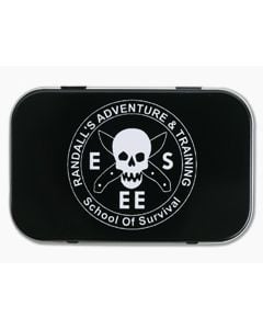 ESEE Survival Kit Tin Black RAT Logo - ESEE-KIT-CONTAINER 1