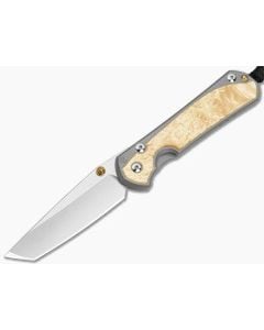 Chris Reeve Large Sebenza 31 Magnacut Tanto Box Elder - CRK-L31-1132-011 1