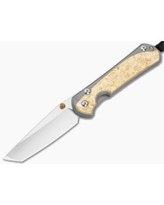 Chris Reeve Large Sebenza 31 Magnacut Tanto Box Elder - CRK-L31-1132-014 1