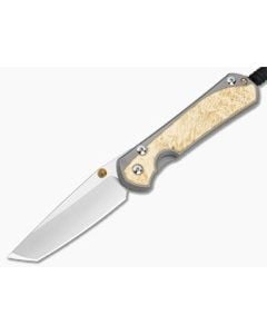 Chris Reeve Large Sebenza 31 Magnacut Tanto Box Elder - CRK-L31-1132-015 1