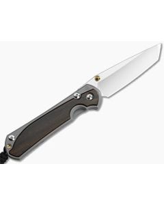 Chris Reeve Large Sebenza 31 Left Hand Tanto Macassar Ebony - CRK-L31-1135 1