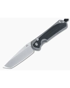 Chris Reeve Large Sebenza 31 Black Canvas Micarta MagnaCut Tanto - CRK-L31-1228 1
