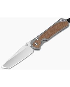 Chris Reeve Large Sebenza 31 Tanto Natural Micarta Glass Blasted MIM Clip - CRK-L31-1234-227 1