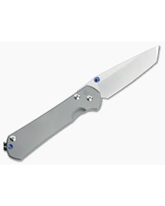 Chris Reeve Large Sebenza 31 Left Hand Tanto Glass Blasted - CRK-L31-1688 1