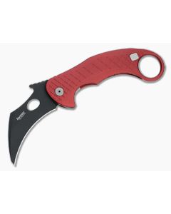 LionSteel Emerson L.E. One Karambit Black Magnacut Red Aluminum - LS-LE1-A-RB 1