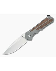 Chris Reeve Large Inkosi Natural Micarta Glass Blasted MIM Clip - CRK-LIN-1118-105 1