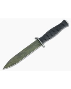 Defiant 7 M320 Trench Knife Green Tiger Stripe Cerakote - D7-M320-GTS 1