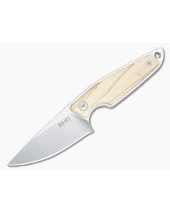 MKM Makro 1 M390 Drop Point Olive Wood Fixed Knife MA01-O - MKM-MA01-O 1