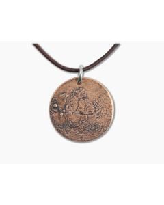 Shire Post Mint Mars Copper Pendant Necklace - SPM-MARS-CO-P-LC 1