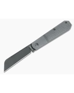 Jack Wolf Knives Midnight Jack Slip Joint Reverse Tux MIDNI-02-TI-JIG-REV-TUX - JWK-MIDNI-02-TI-JIG-REV-TUX 1