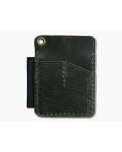 Hitch & Timber Mini Engineer Caddy EverGreen Leather EDC Utility Wallet - HT-MINI-ENGINEER-EG 1