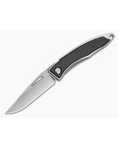 Chris Reeve Mnandi Bog Oak Wood Polished Titanium MagnaCut Frame Lock Knife (2.75" Blade) MNA-1008-033 - CRK-MNA-1000-033 1