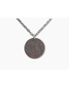 Shire Post Mint Blood Moon 1" Copper Pendant Chain Necklace - SPM-MOON-1-CO-P 1