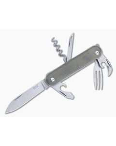 MKM Malga 6 MagnaCut Multi-Tool Green Micarta MP06MAG-GC - MKM-MP06MAG-GC 1