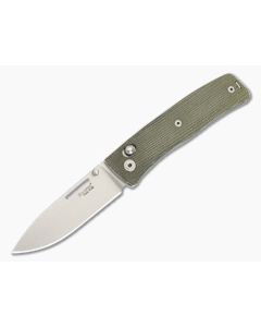 LionSteel NiNi Green Canvas M390 Crossbar Lock - LS-NN1-CVG 1