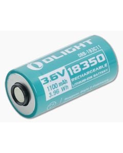 Olight 183C11 Customized 18350 1100mAh Lithium Ion (Li-ion) Battery - OL-ORB-183C11 1