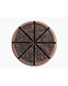 Shire Post Mint Pizzas of Eight Supreme Pizza Copper Breakable Coin - SPM-PIZZA-CO-CUT 1