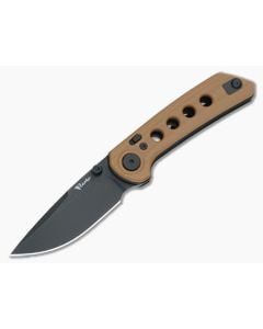 Reate PL-XT Pivot Lock Tan G10 Black PVD Nitro-V - RK-PL-XT-TAN-PVD 1