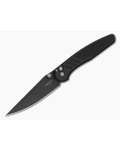 Protech Avalon Knurled Black Handle Black DLC Magnacut - PT-PN1103 1