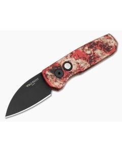 Protech Runt 5 Auto Crimson Tiger Camo DLC Wharncliffe - PT-R5303-CTC 1