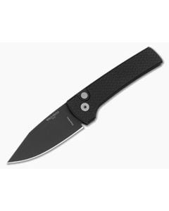 Protech Scapegoat Compact Black Aluminum DLC Black MagnaMax Clip Point Automatic Knife (3.15") RCS1106 - PT-RCS1106 1