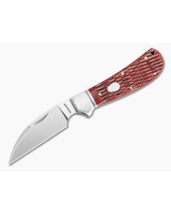 RoseCraft Clinch River Swayback Red Picked Bone 14C28N Pocket Knife (4.00" Closed) RCT005-RPJ - RCB-RCT005-RPJ 1